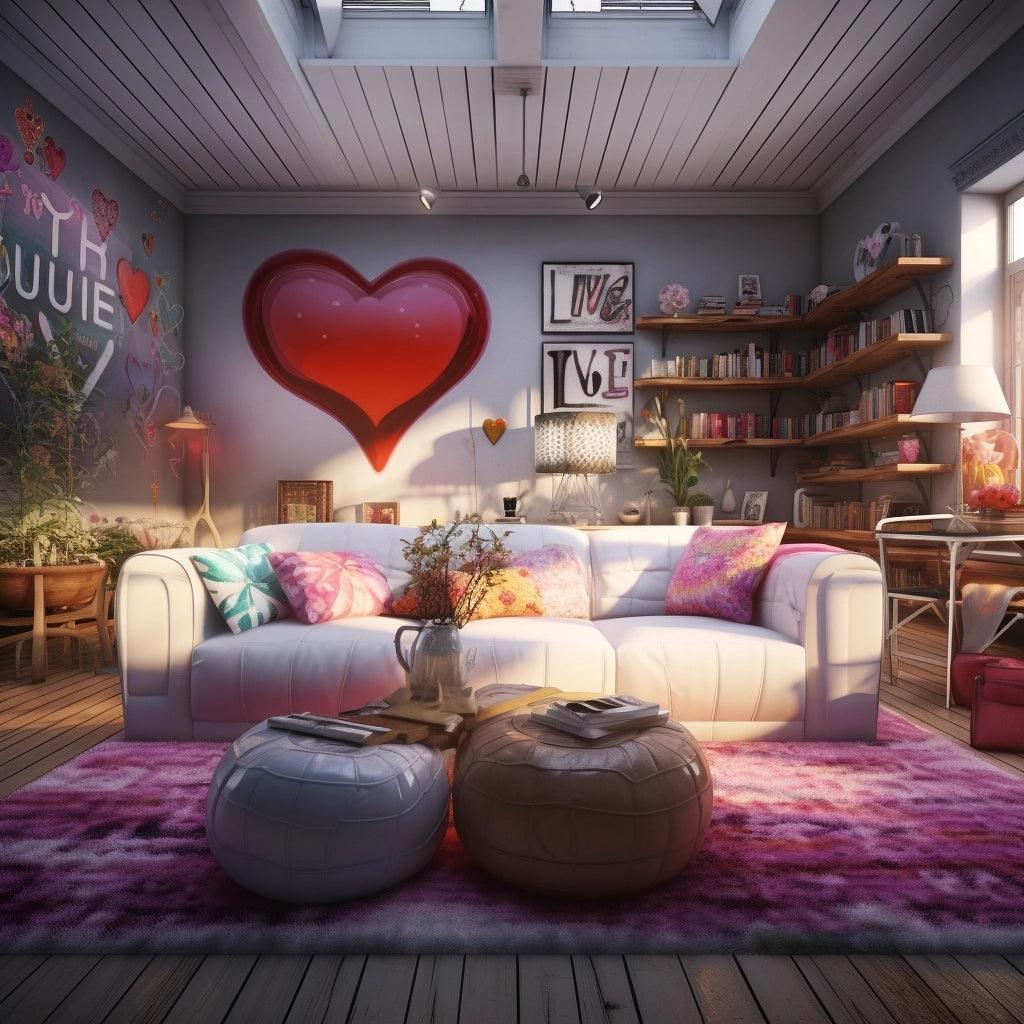 Romance & Love Art Wall Stickers Decords