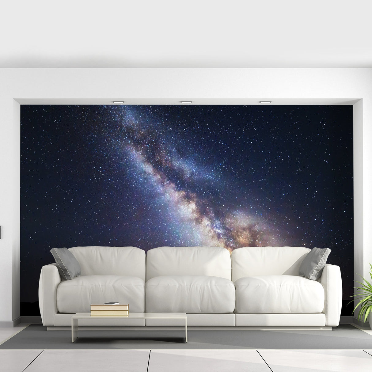 Deep Outer Space Wallpaper Art Decor Decal - 3d Galaxy Kid Nursery Room Removable Wall Sticker