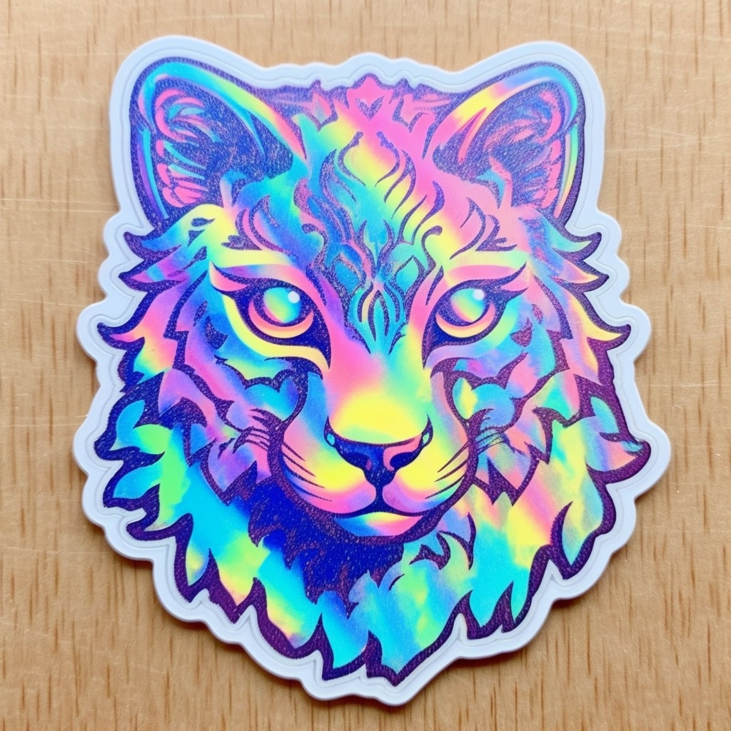 25x Custom Holographic Decals - Personalized Stickers for Wall, Windows, Tumblers, Cups