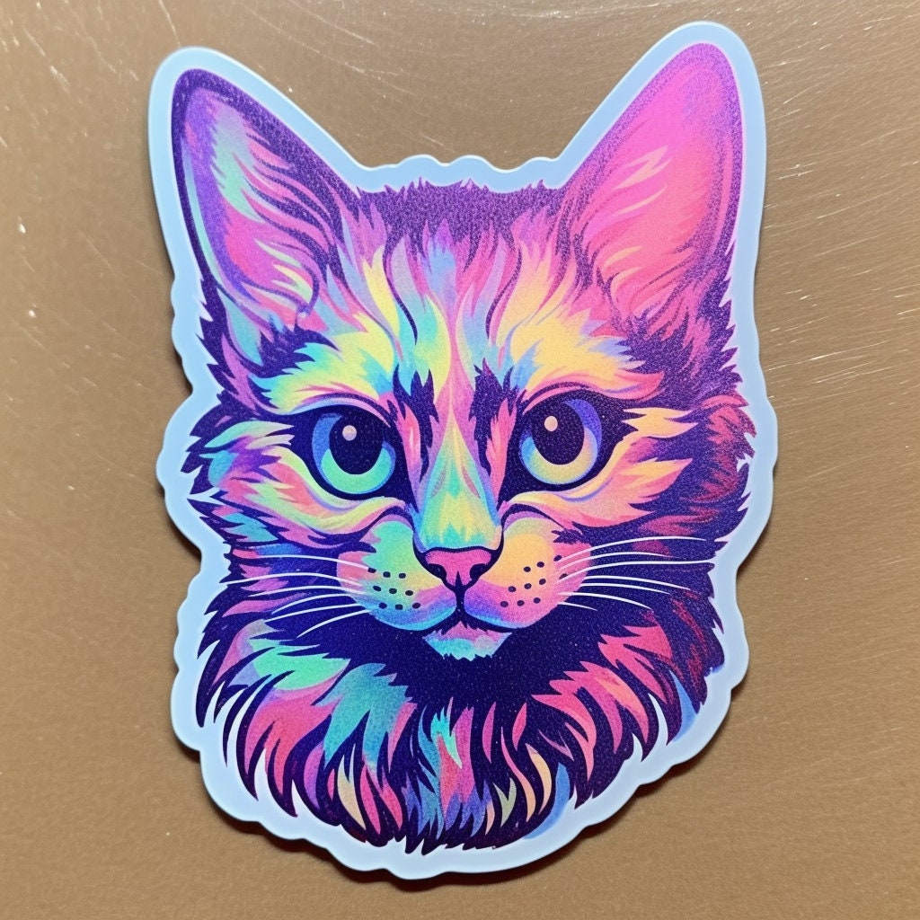 25x Custom Holographic Decals - Personalized Stickers for Wall, Windows, Tumblers, Cups