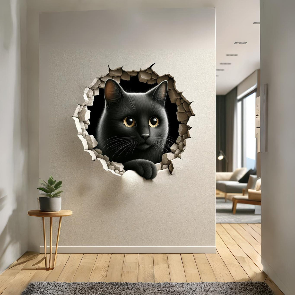 Cat Lover Vinyl Wall Sticker,