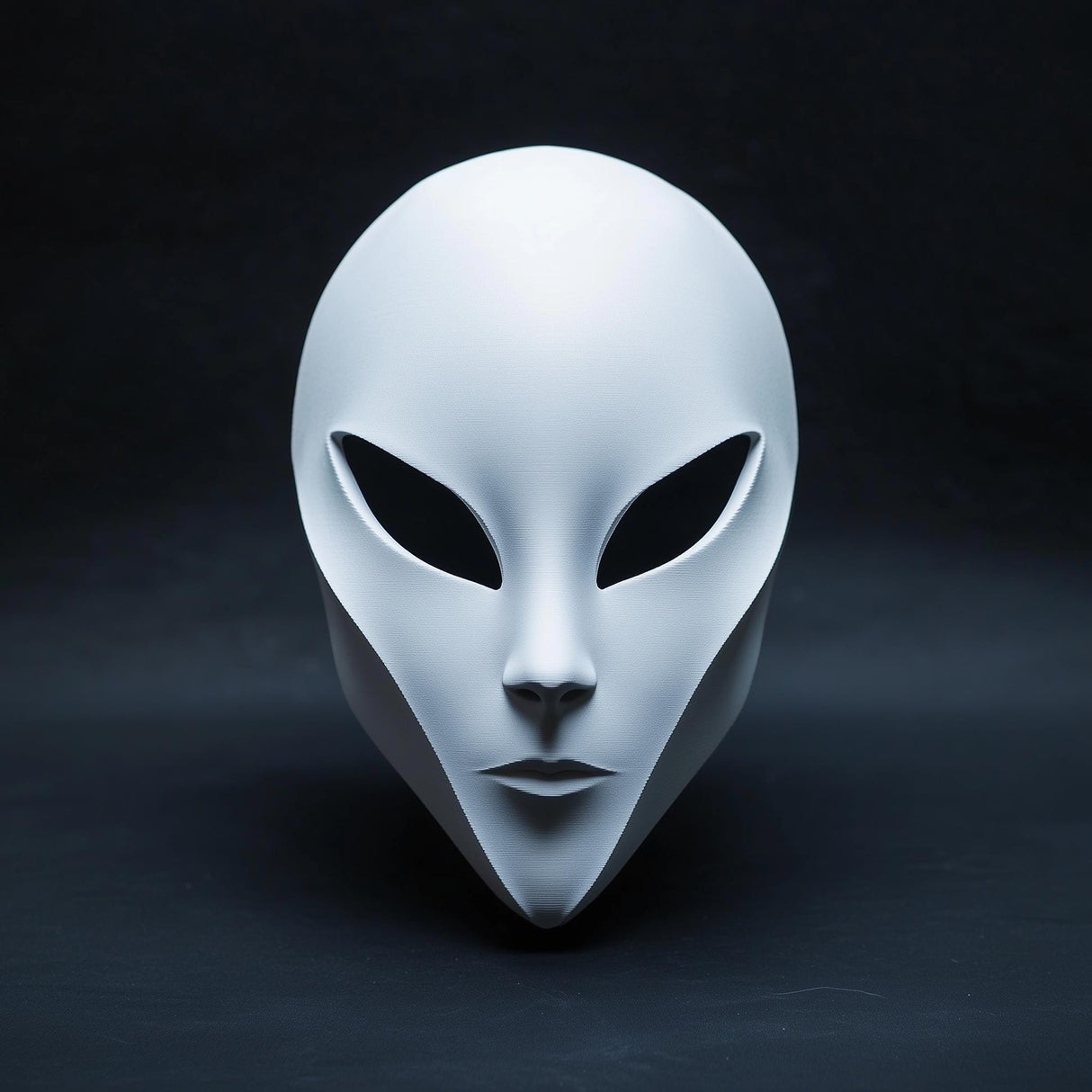 Alien Mask | Sci-Fi Cosplay Futuristic Space Mask | 3D Printed Minimalist Extraterrestrial Mask | Cyberpunk Face Mask | Space Horror Mask