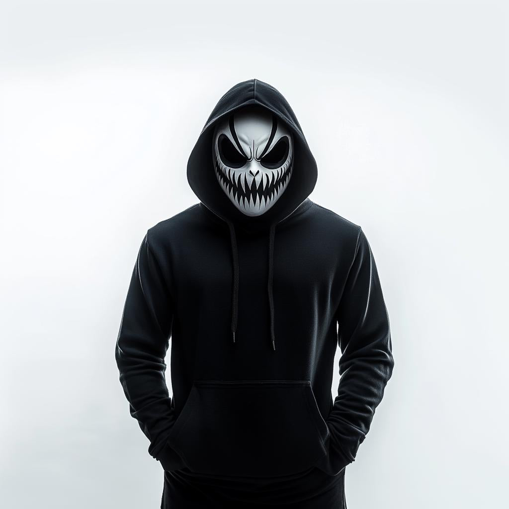 Grinning Demon Mask | Horror Villain Scary Cosplay Mask | 3D Printed Halloween Costume Nightmare Monster Mask
