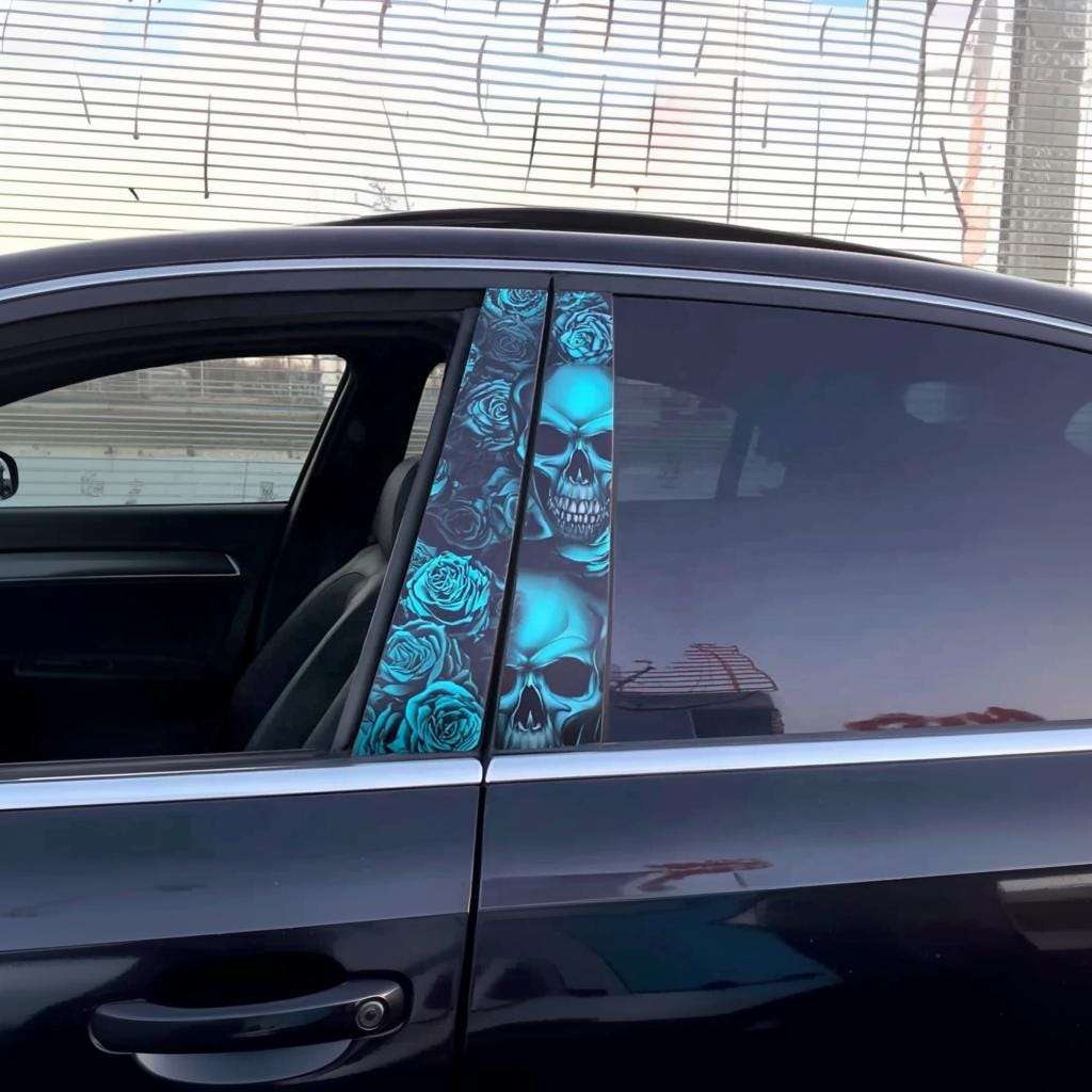 Custom B-Pillar Car Sticker | Personalized Vinyl Car Door Wrap | Upload ANY Your Photo Design | Customized Car Print Unique Gift for Drivers