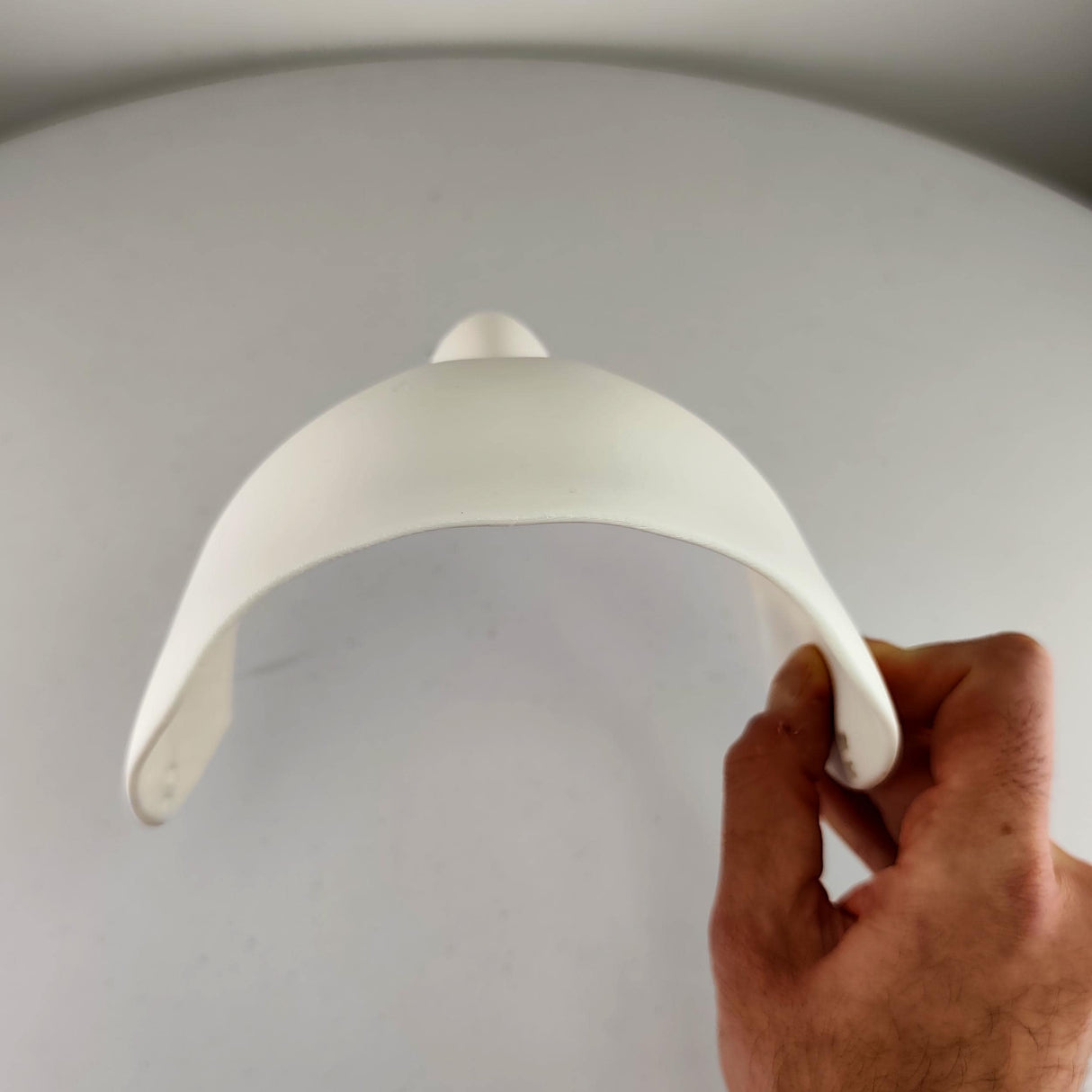 3D Printed Half Face Mask for Cosplay | DIY Painting Costume Design Masks | White Lightweight Craft Base for Halloween, Theater Art Projects