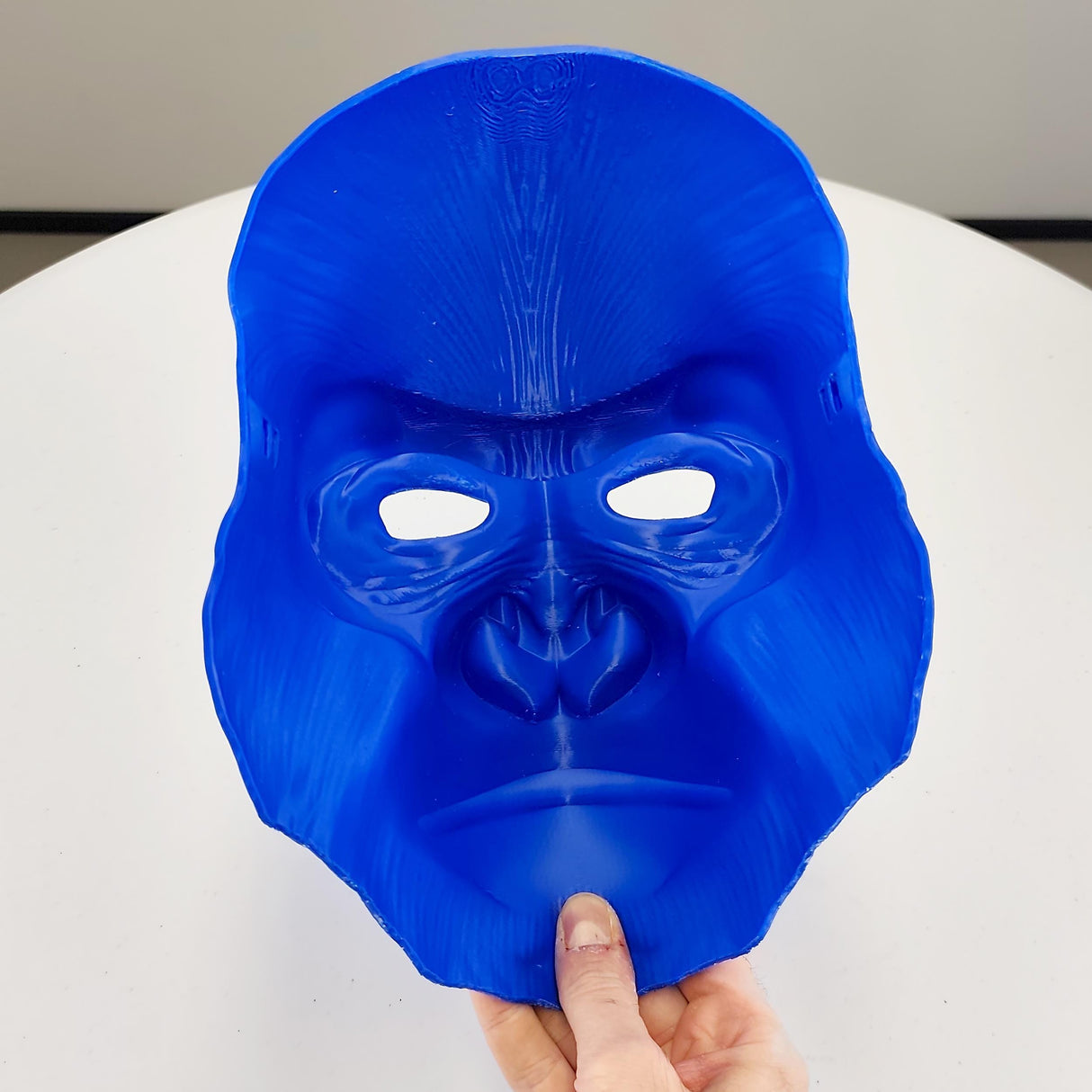 Gorilla Face Mask | 3D Printed Mask for Costume & Cosplay | Realistic Animal Mask