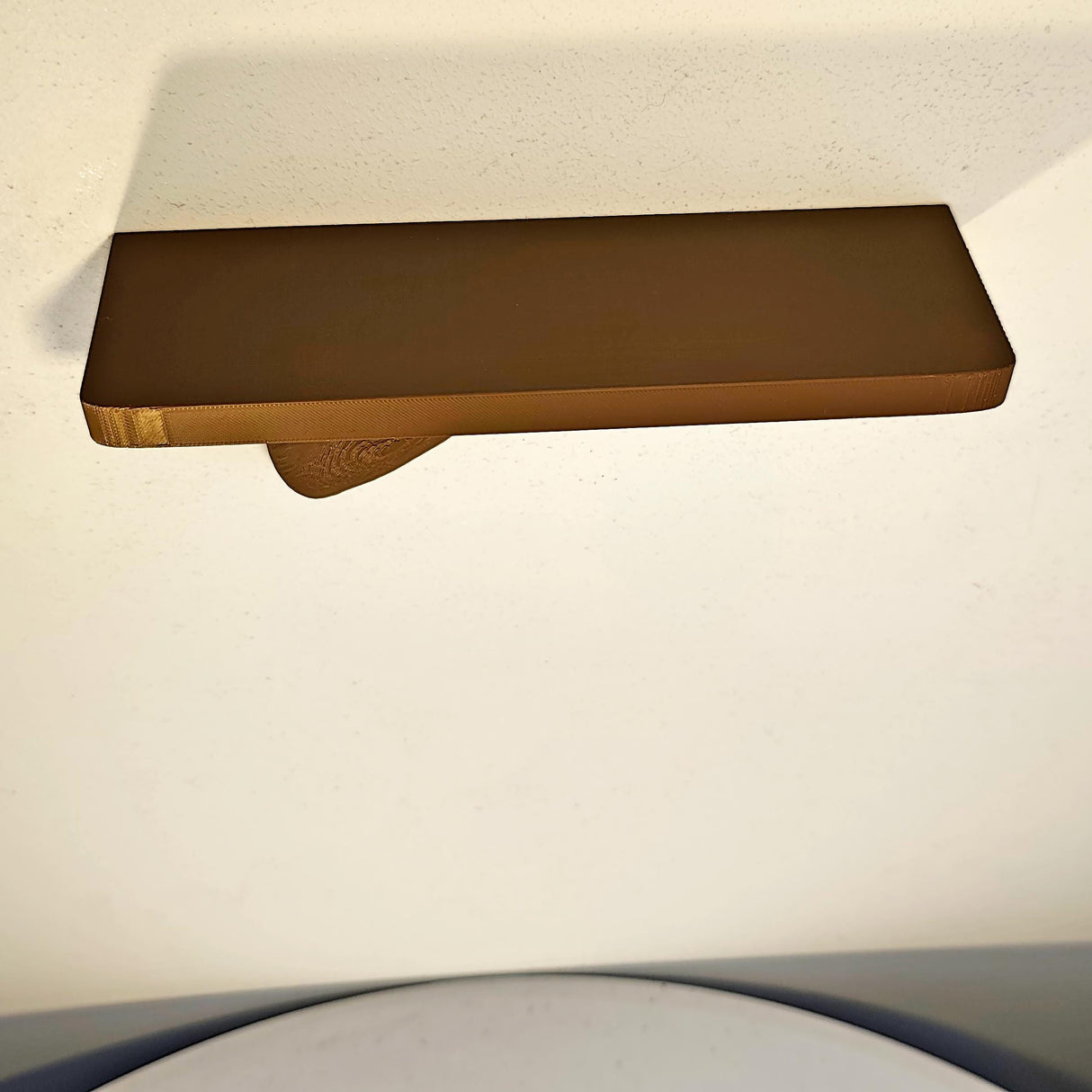 Dark Wood Wall Shelf | Tree Branch Floating Shelf | Modern Nature Decor