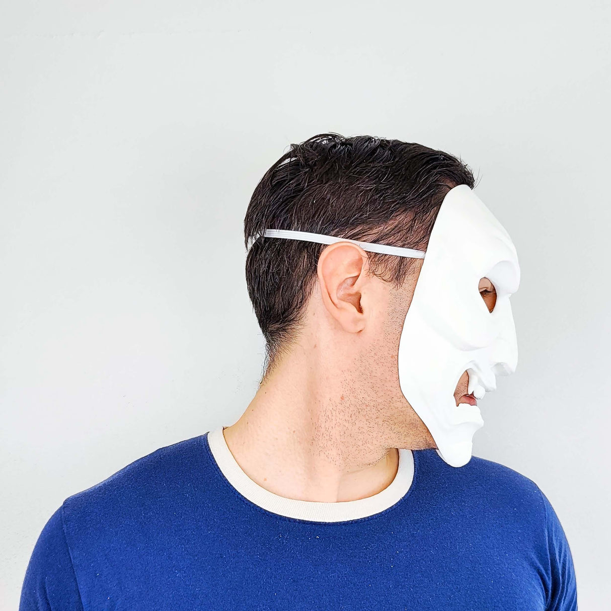 Full Oni Samurai Mask | 3D Printed Demon Mask | Japanese Warrior Cosplay