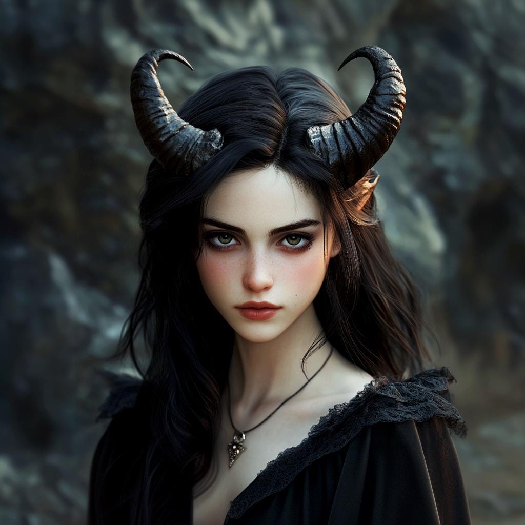 Curved Ram Horns | 3D Printed Demon Horns | Fantasy Cosplay Headpiece | Gothic Costume Horns | Halloween Witchcraft Headdress | LARP