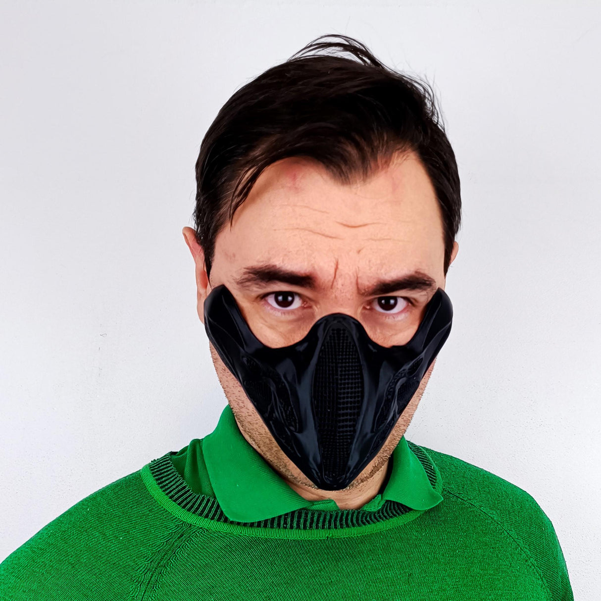 Cyberpunk Mask | Tactical Cosplay Futuristic Warrior Mask | 3D Printed Sci-Fi Face Mask