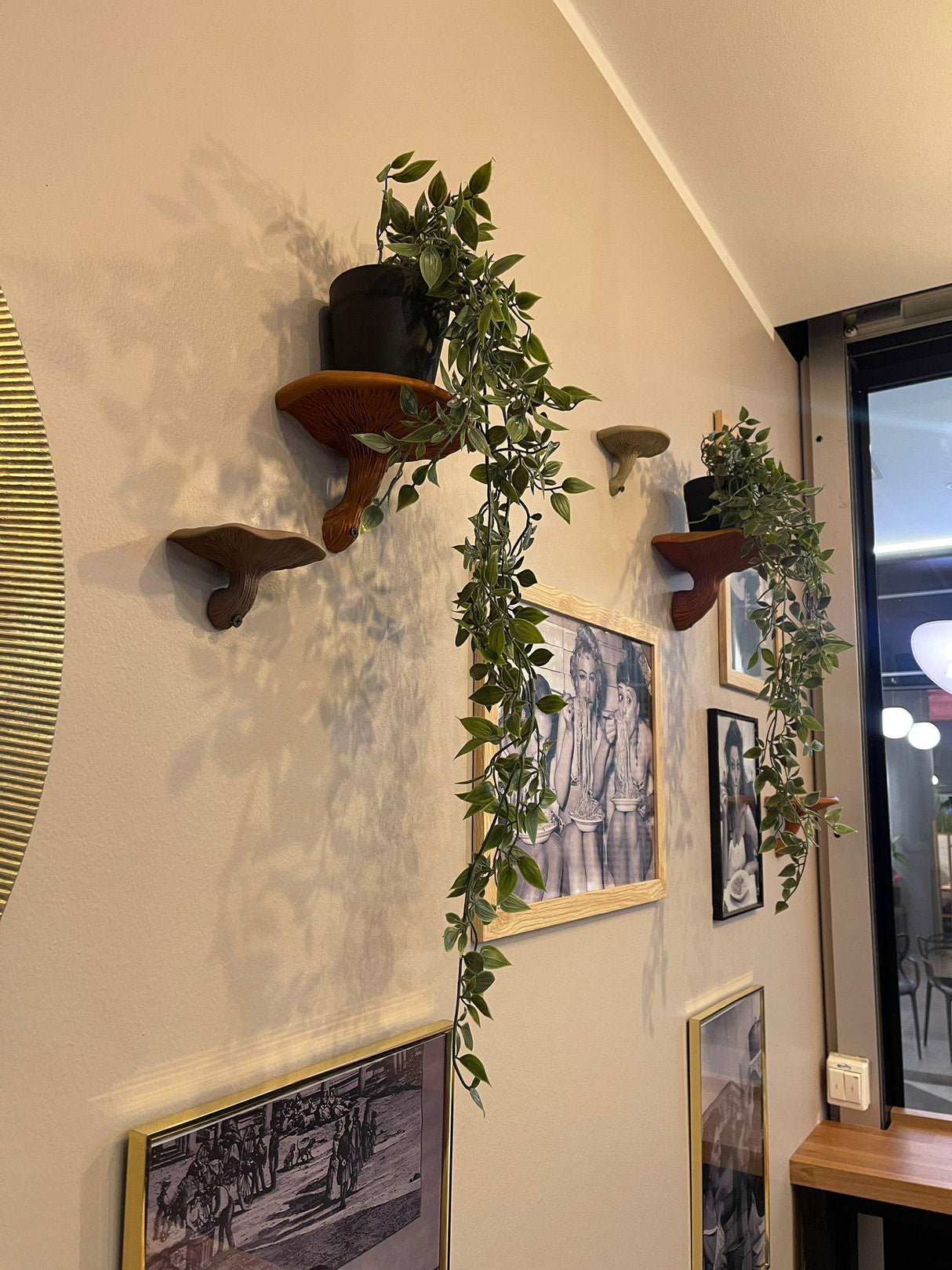 3D Printed Mushroom Shelf | Floating Wall Shelf | Fungi Wall Decor