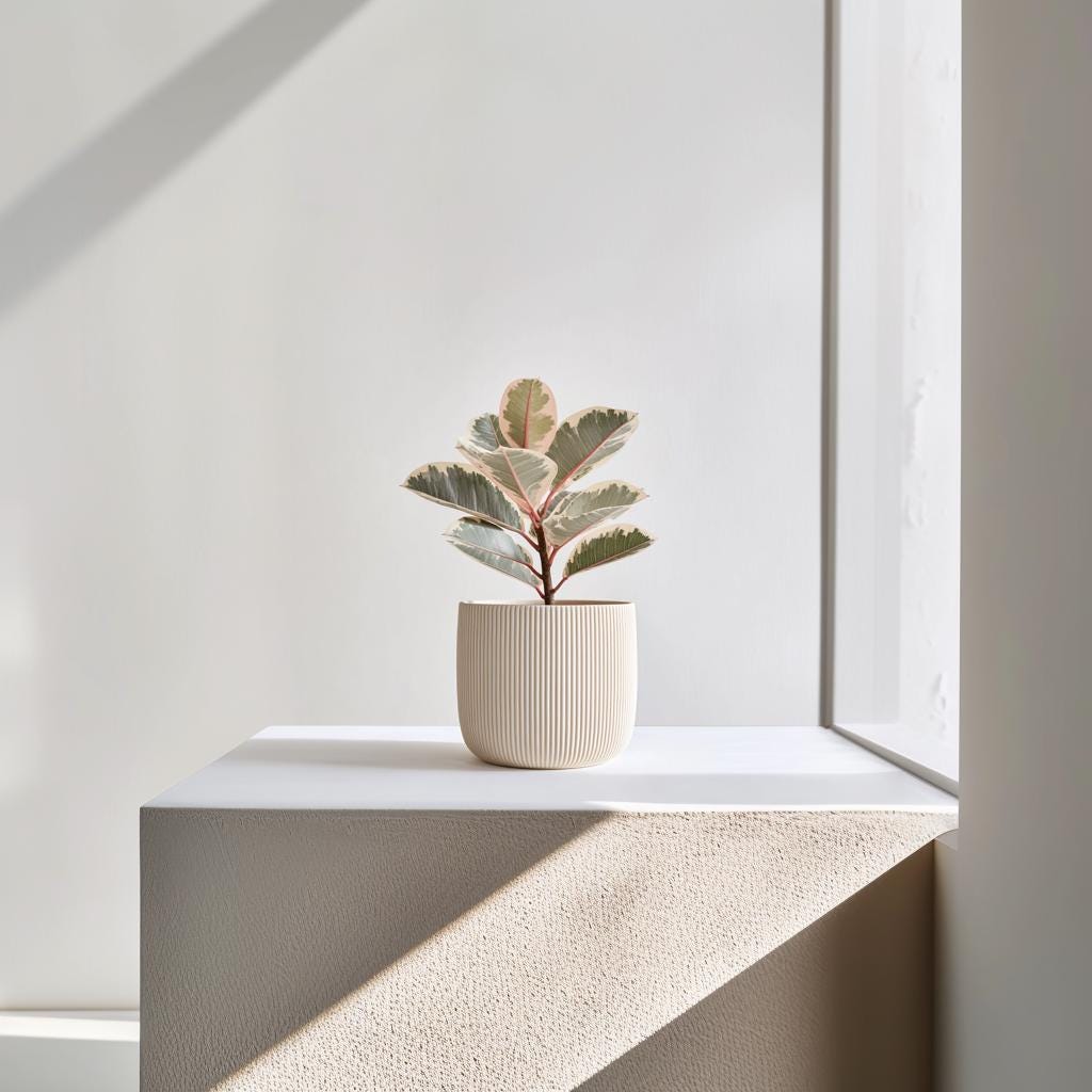 3D Printed Planter | Japanese Style Minimalist Vase | Modern Indoor Plant Pot | Unique Home Decor | Original Gift for Plant Lovers