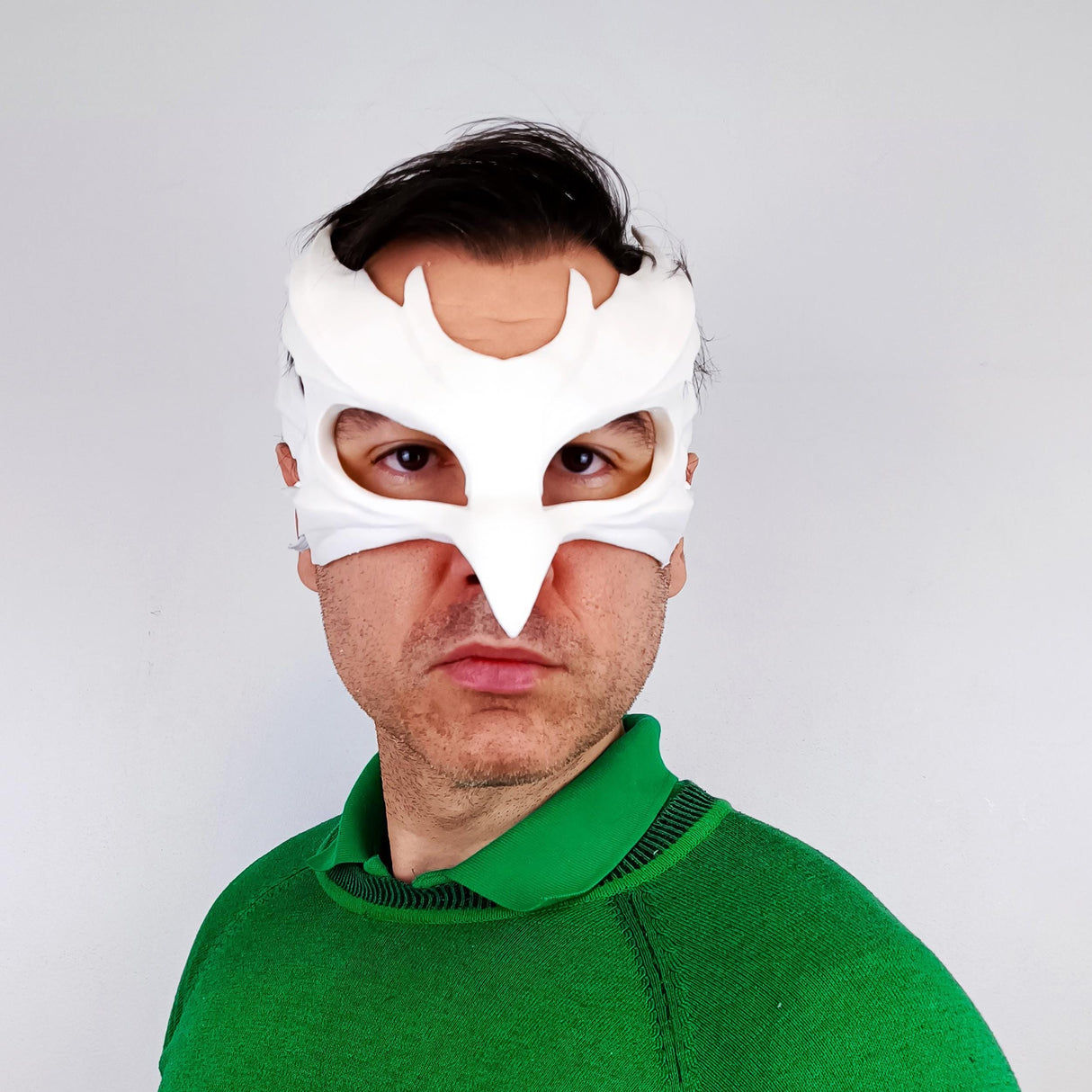 3D Printed Bird Mask | Fantasy Masquerade Elegant Plague Doctor Mask | Mystic Raven Mask | Cosplay Carnival Mask | Theatrical Venetian Mask