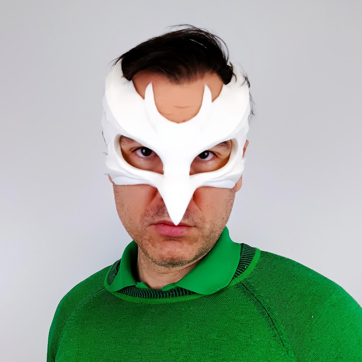 3D Printed Bird Mask | Fantasy Masquerade Elegant Plague Doctor Mask | Mystic Raven Mask | Cosplay Carnival Mask | Theatrical Venetian Mask