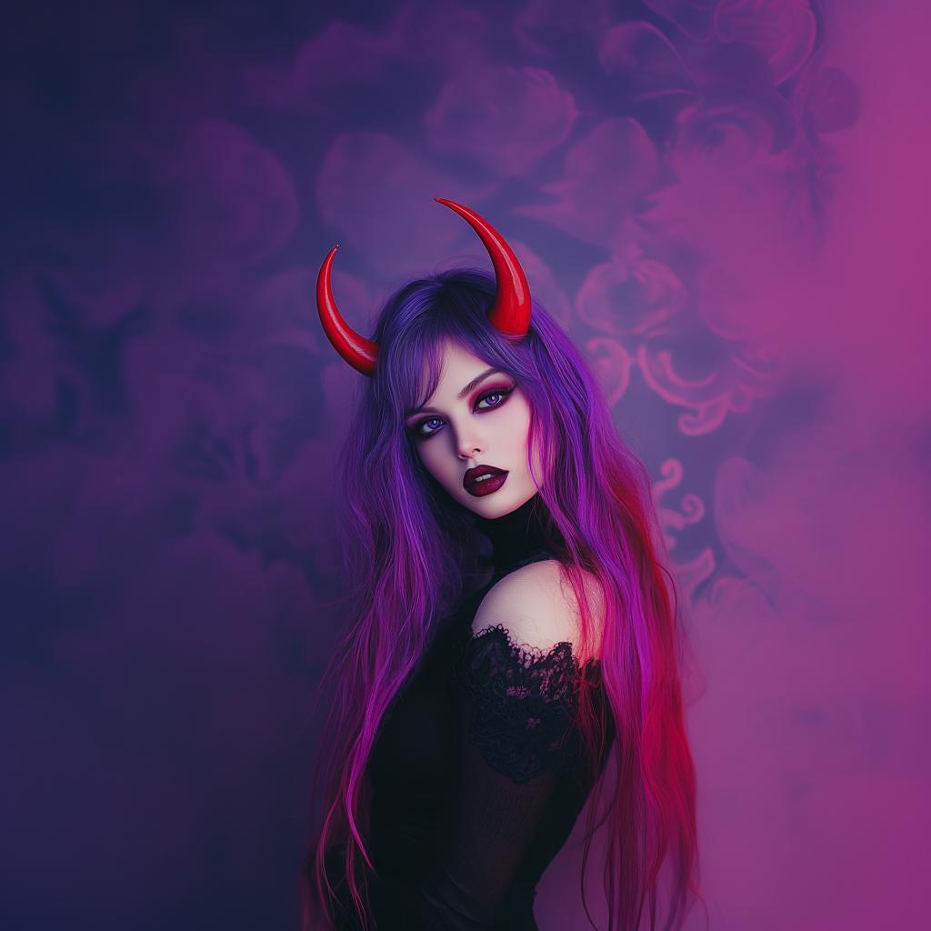 Demon Horns Headpiece | 3D Printed Cosplay Horns | Gothic Costume Accessories | Devil Horns for Halloween | Fantasy LARP Headdress