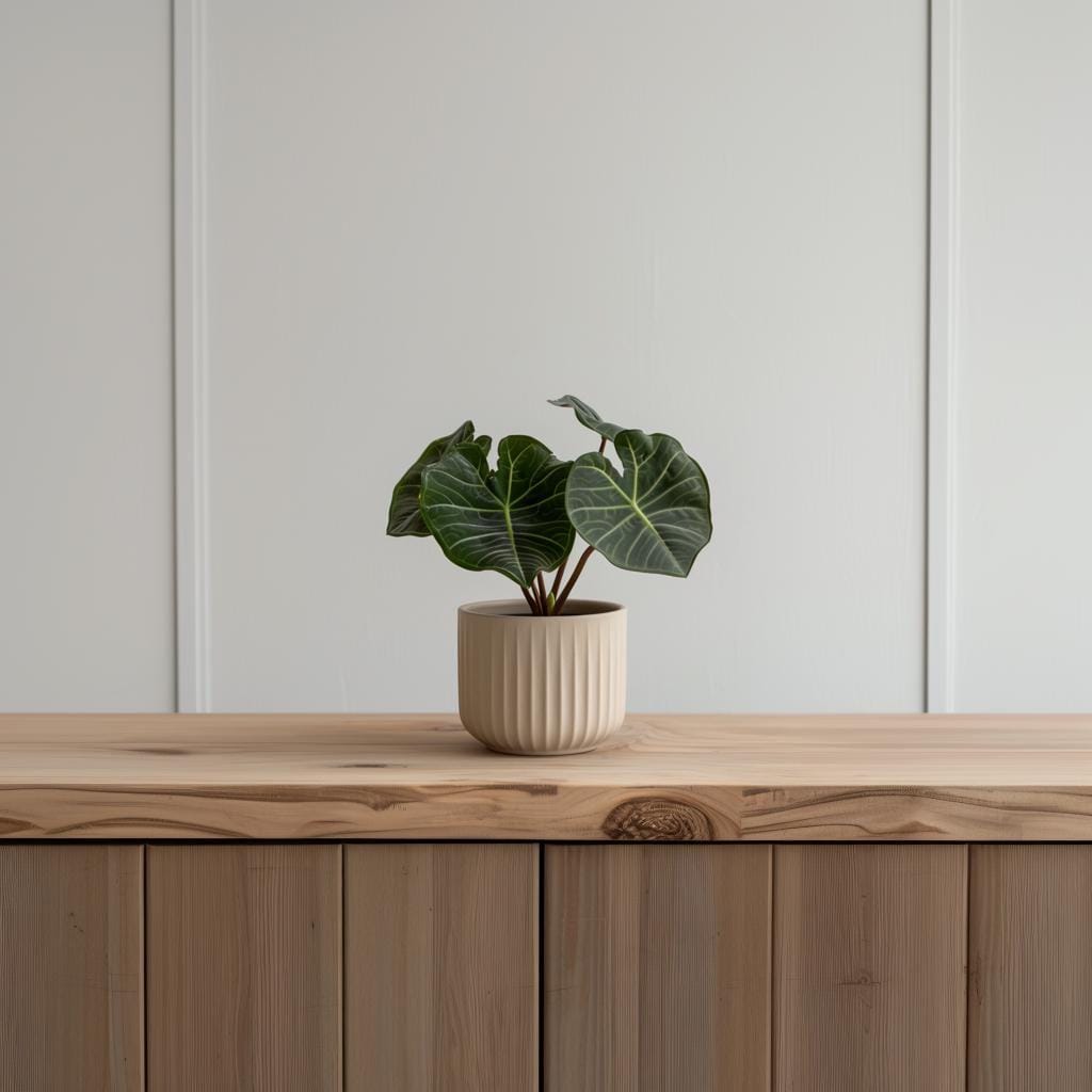 3D Printed Ribbed Planter | Modern Minimalist Plant Pot | Contemporary Indoor Planter | PLA Plastic Pot | Gift for Plant Lovers