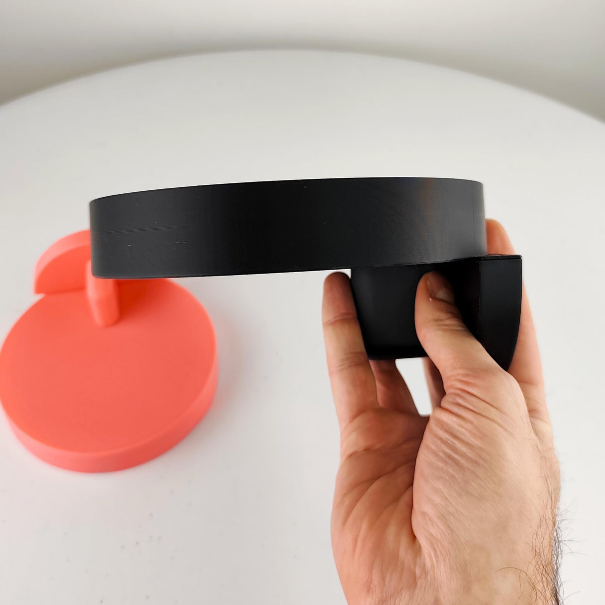 3D Printed Round Wall Shelf | Modern Minimalist Floating Shelf with Circular Design | Contemporary Wall Decor for Stylish Home Interiors