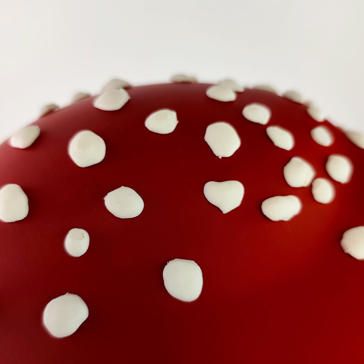 3D Printed Mushroom Wall Shelf | Amanita Toadstool Floating Ledge | Whimsical 3D Printed Wall Decor for Cozy Fantasy Inspired Interiors