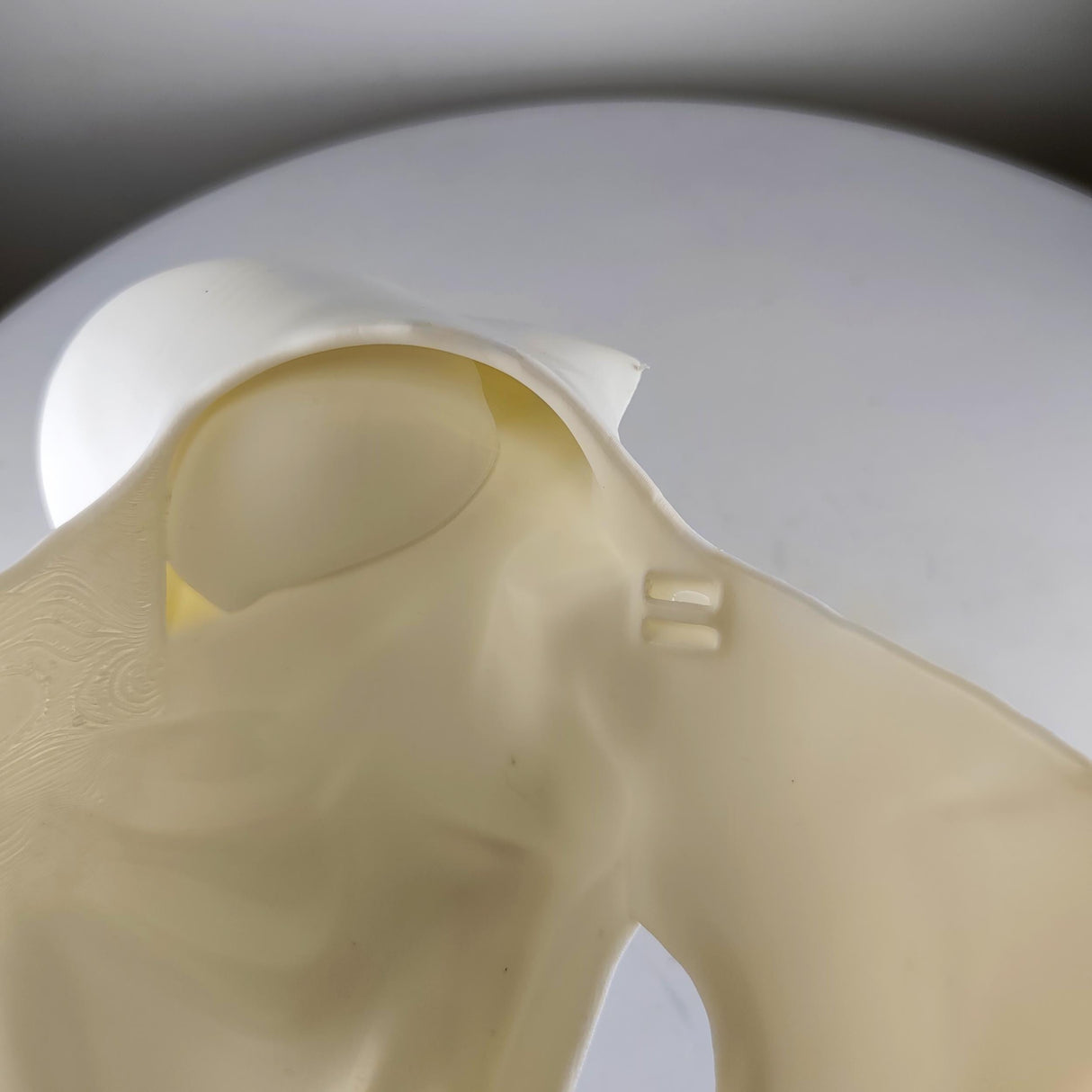 3D Printed Bulldog Mask | Modern Dog Face Sculpture | French Bulldog Cosplay Prop