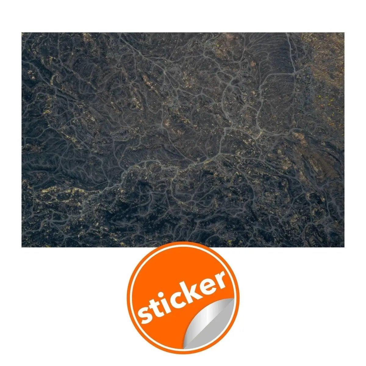 Marble effect vinyl wallpaper sticker designed for easy peel and stick application for home decor.