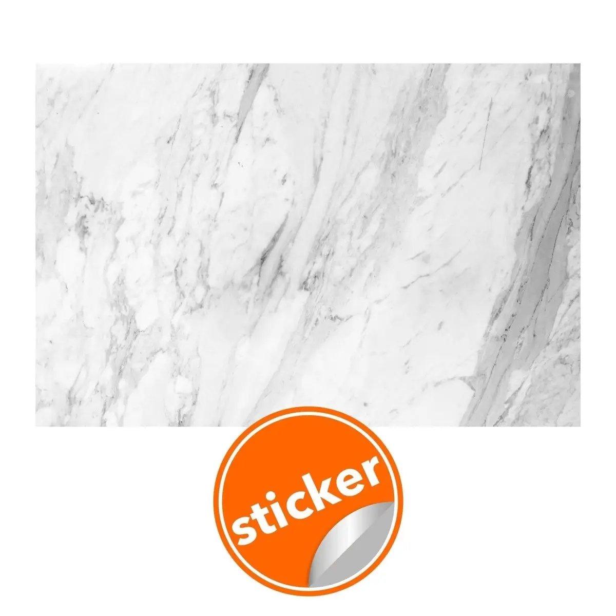 Marble pattern adhesive wallpaper sticker for stylish home decor transformation.