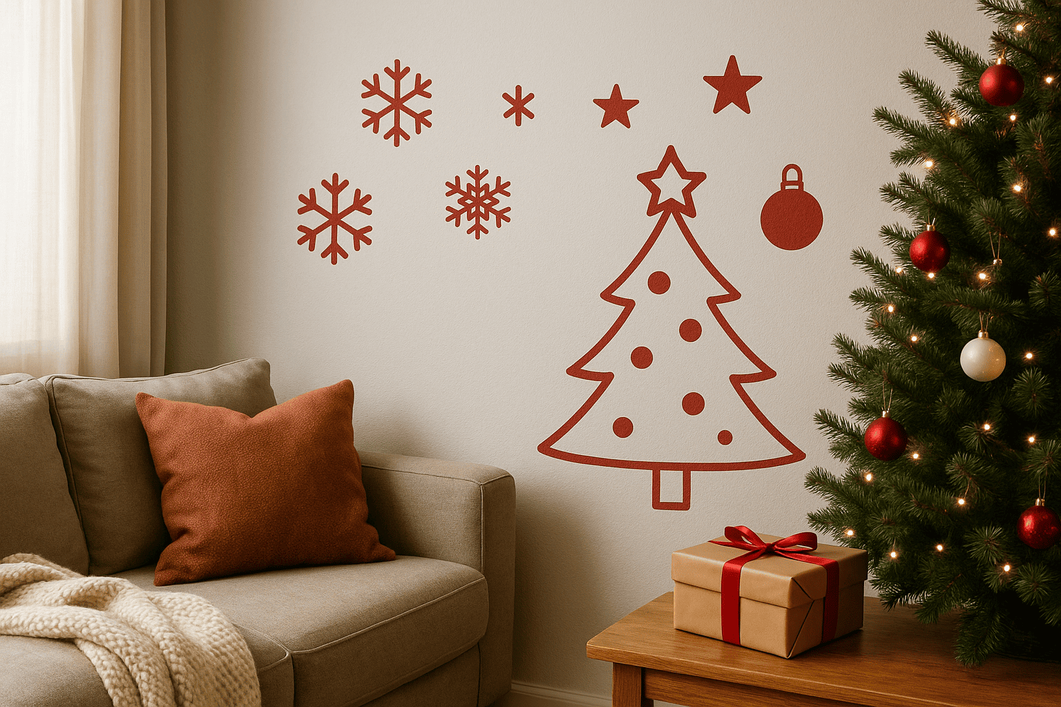 Christmas Wall Decals vs Christmas Wall Stickers: How to Choose the Best Holiday Decor for Your Home