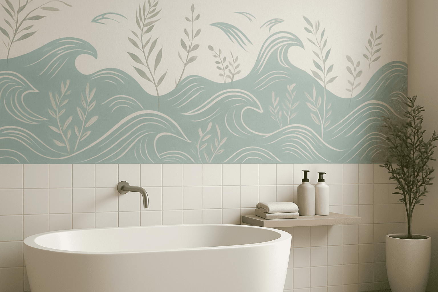 Moisture-Resistant Wall Decals: Best Designs for Bathrooms