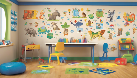 Transform Learning Spaces with Engaging Educational Wall Stickers