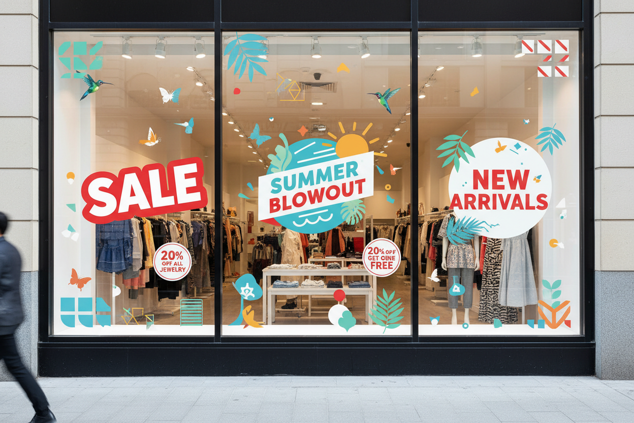 Retail Window Clings
