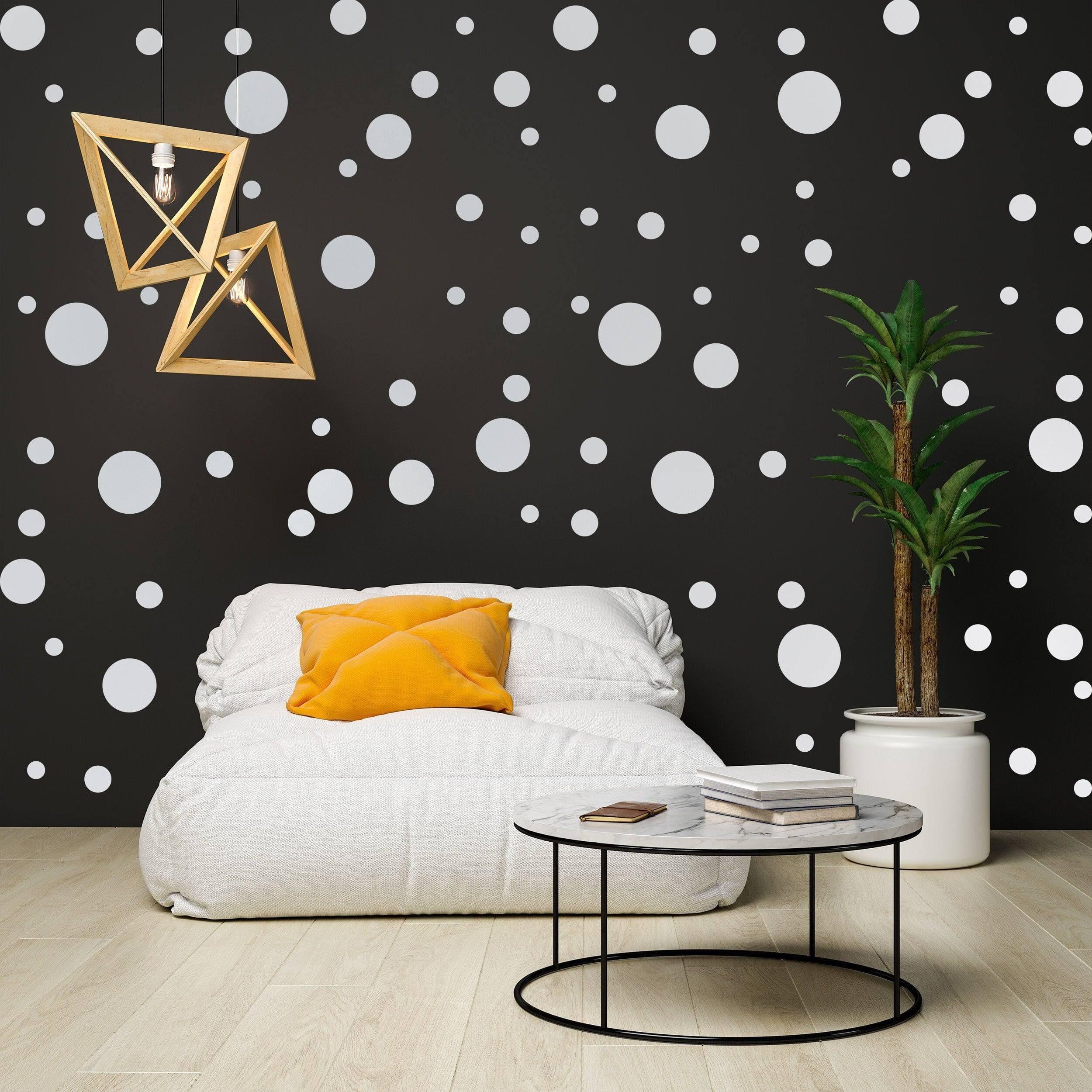 Adhesive White Round Dot Stickers - Thumbnail 5