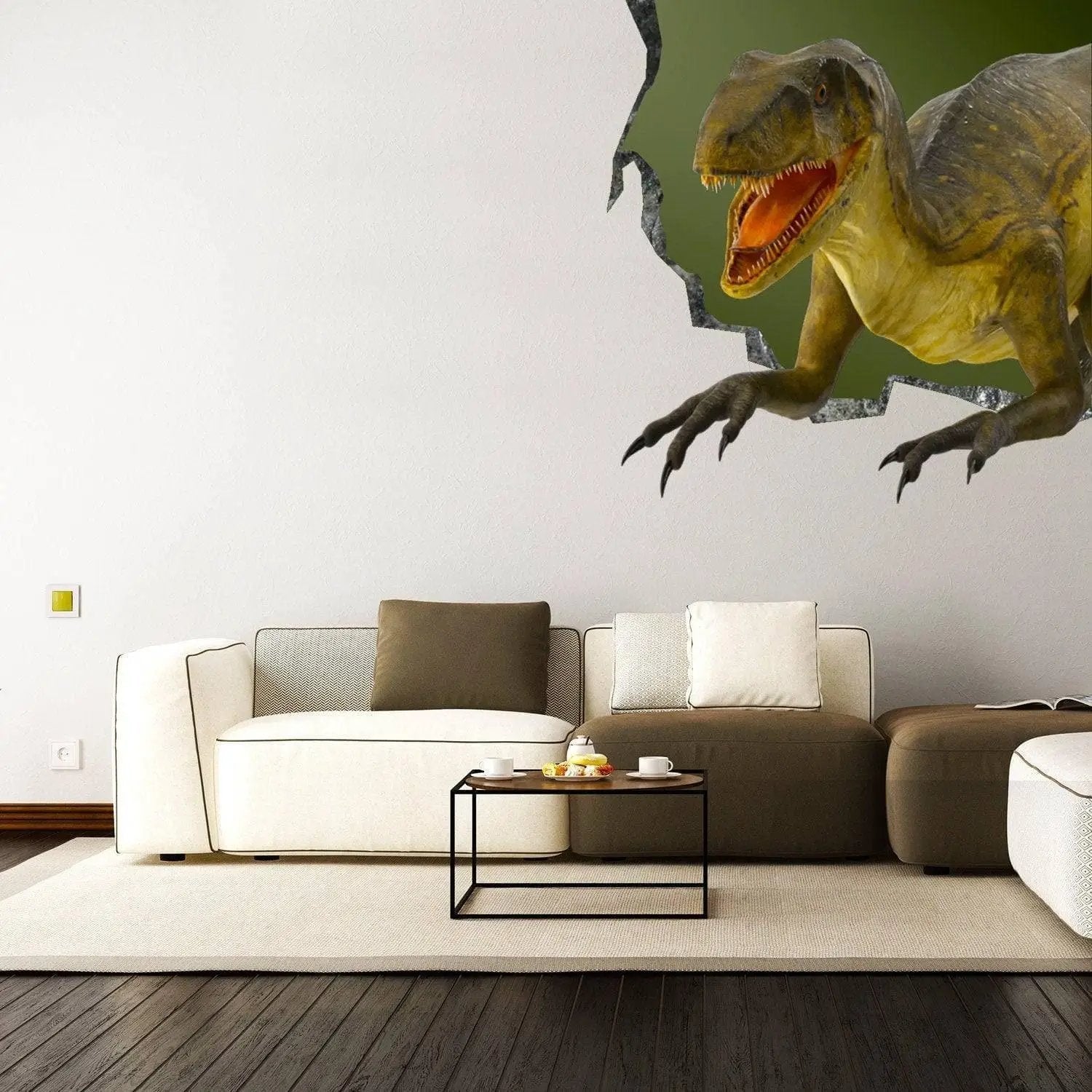 3D Jurassic Dinosaur Wall Sticker - Thumbnail 5