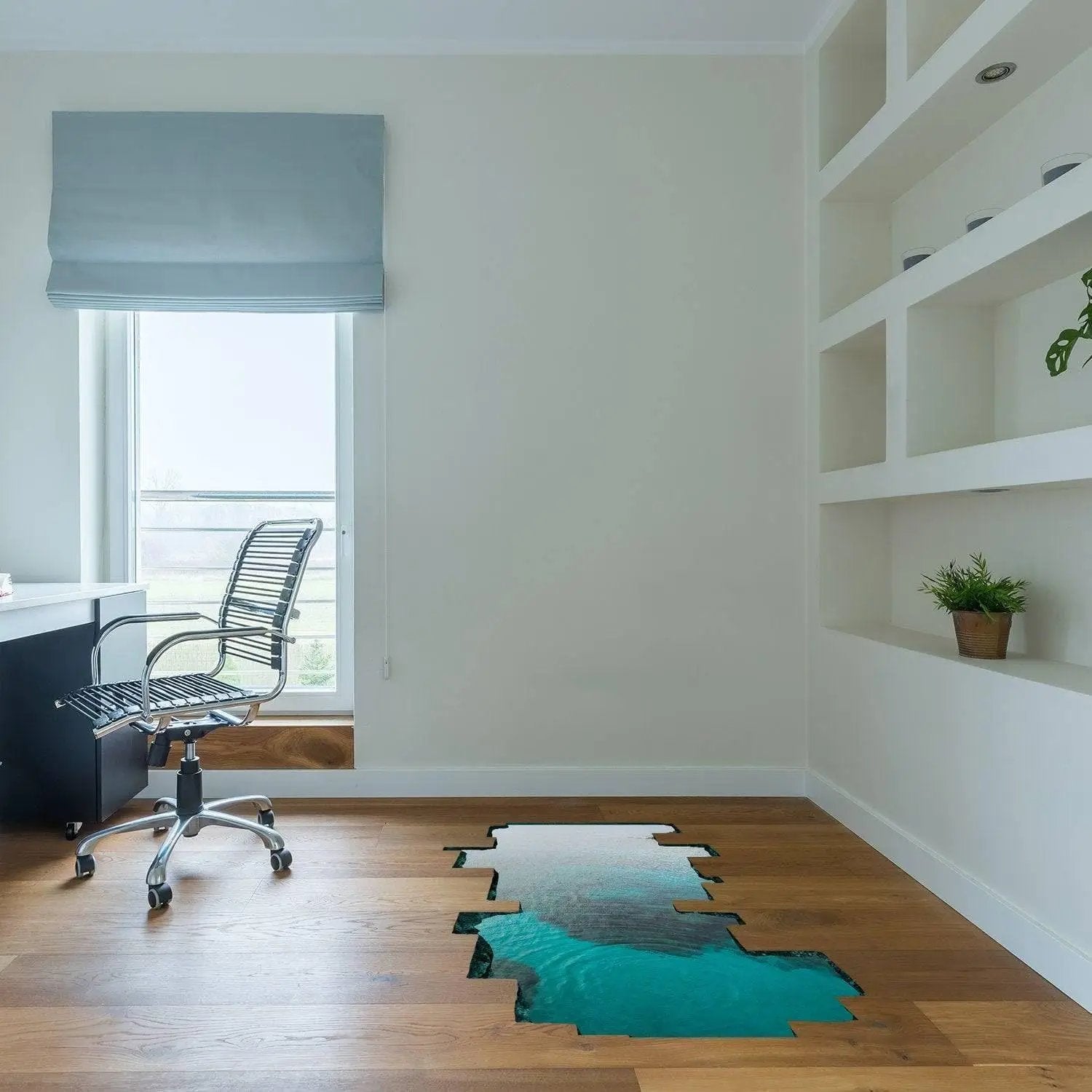 3D Oceanic Illusion Floor Decal