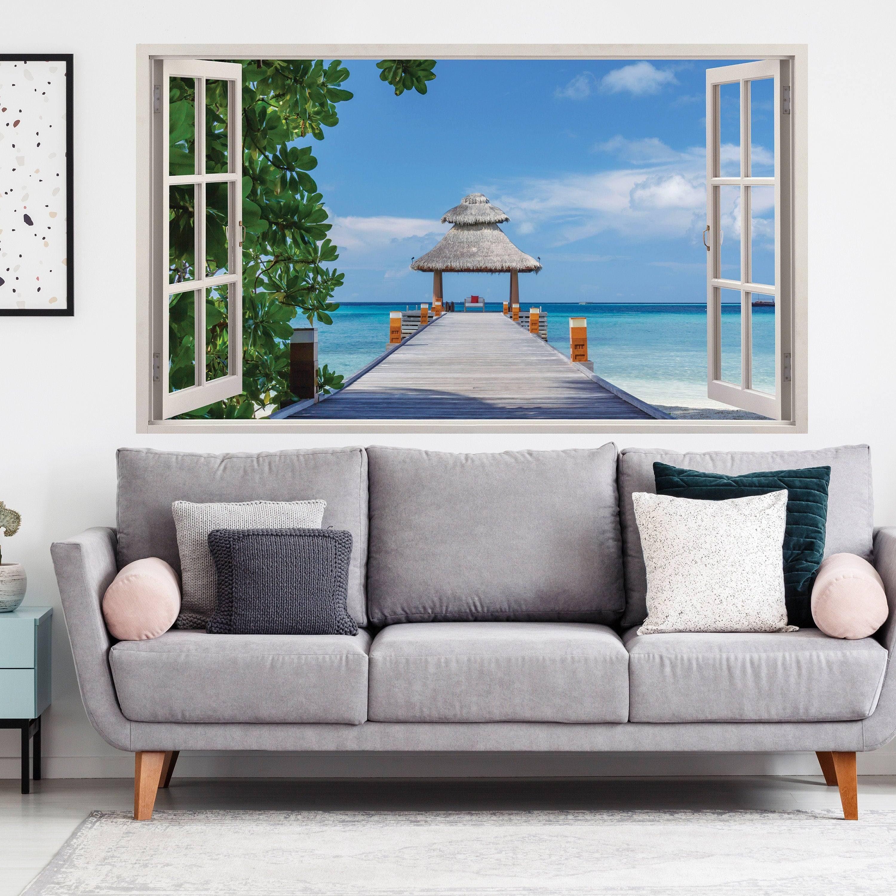 Decorative Paradise Vista Wall Sticker