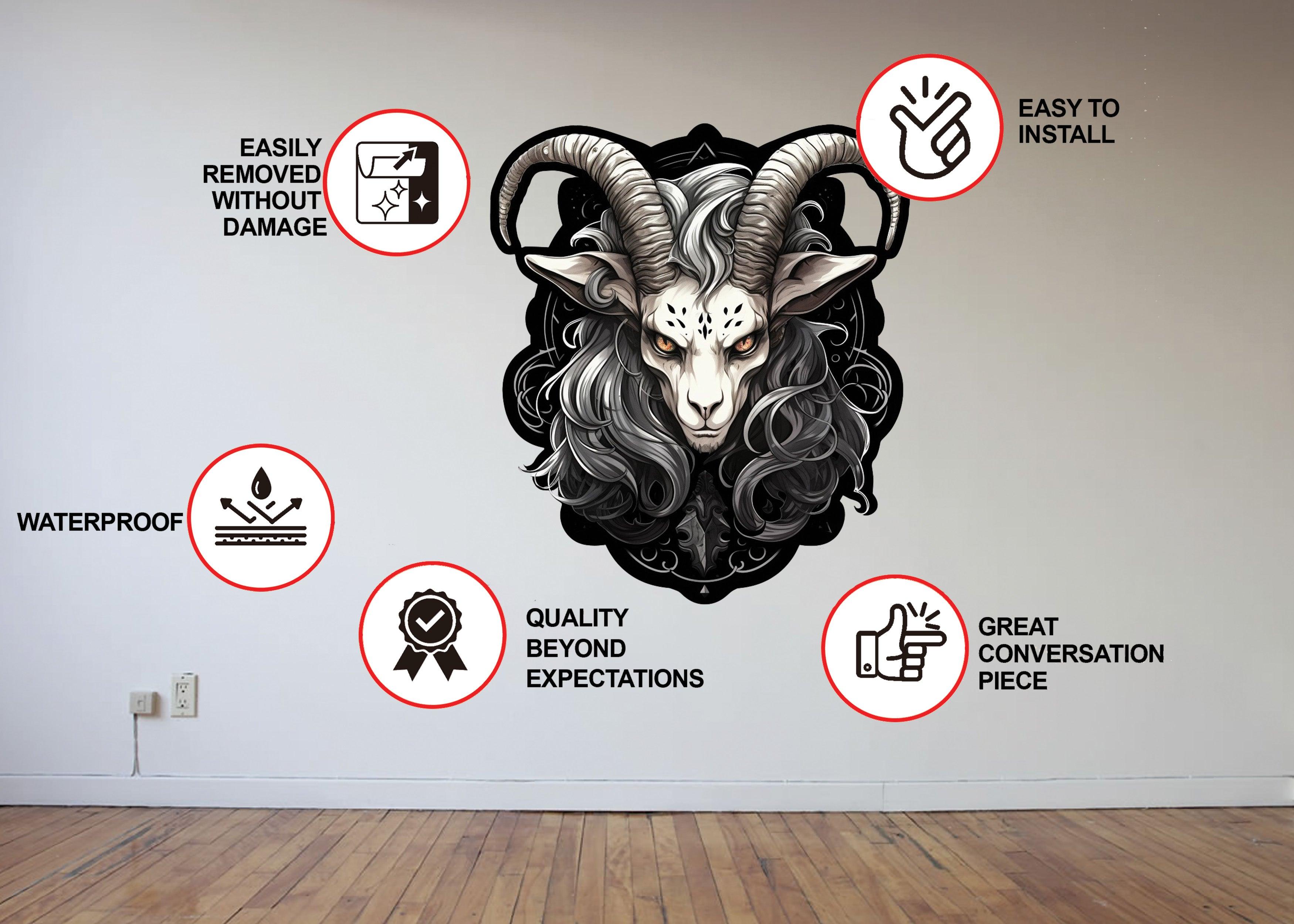 Zodiac Goat Wall Decal - Thumbnail 5