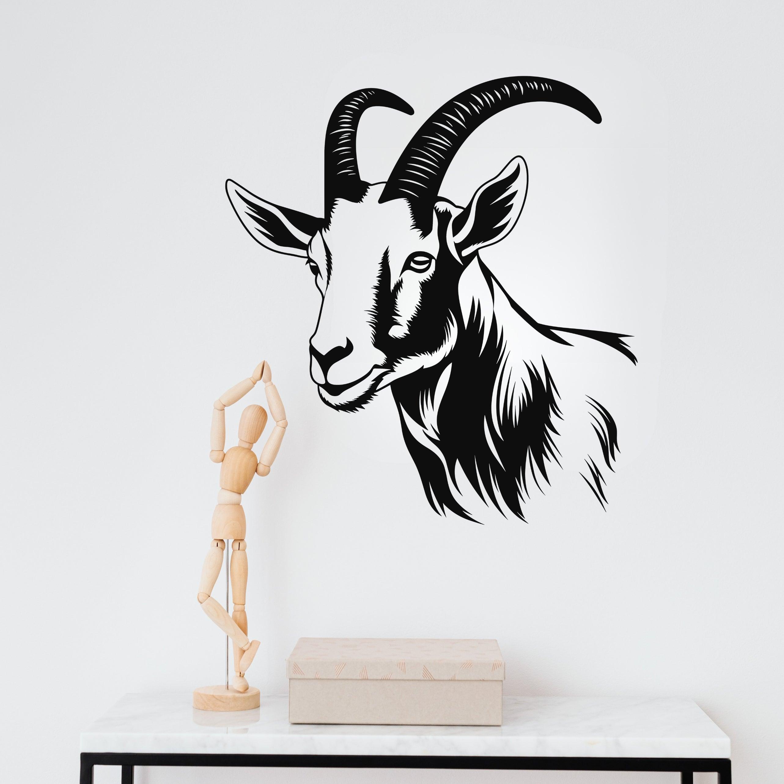 Graceful Goat Wall Decal