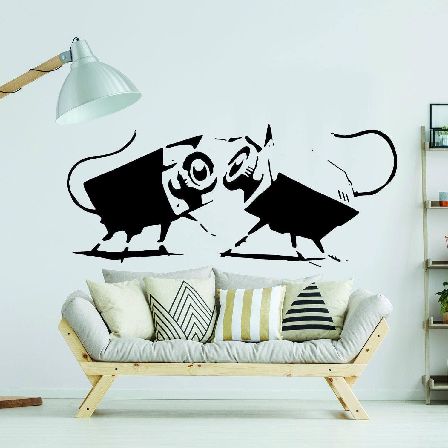 Banksy CCTV Wall Art Vinyl Sticker