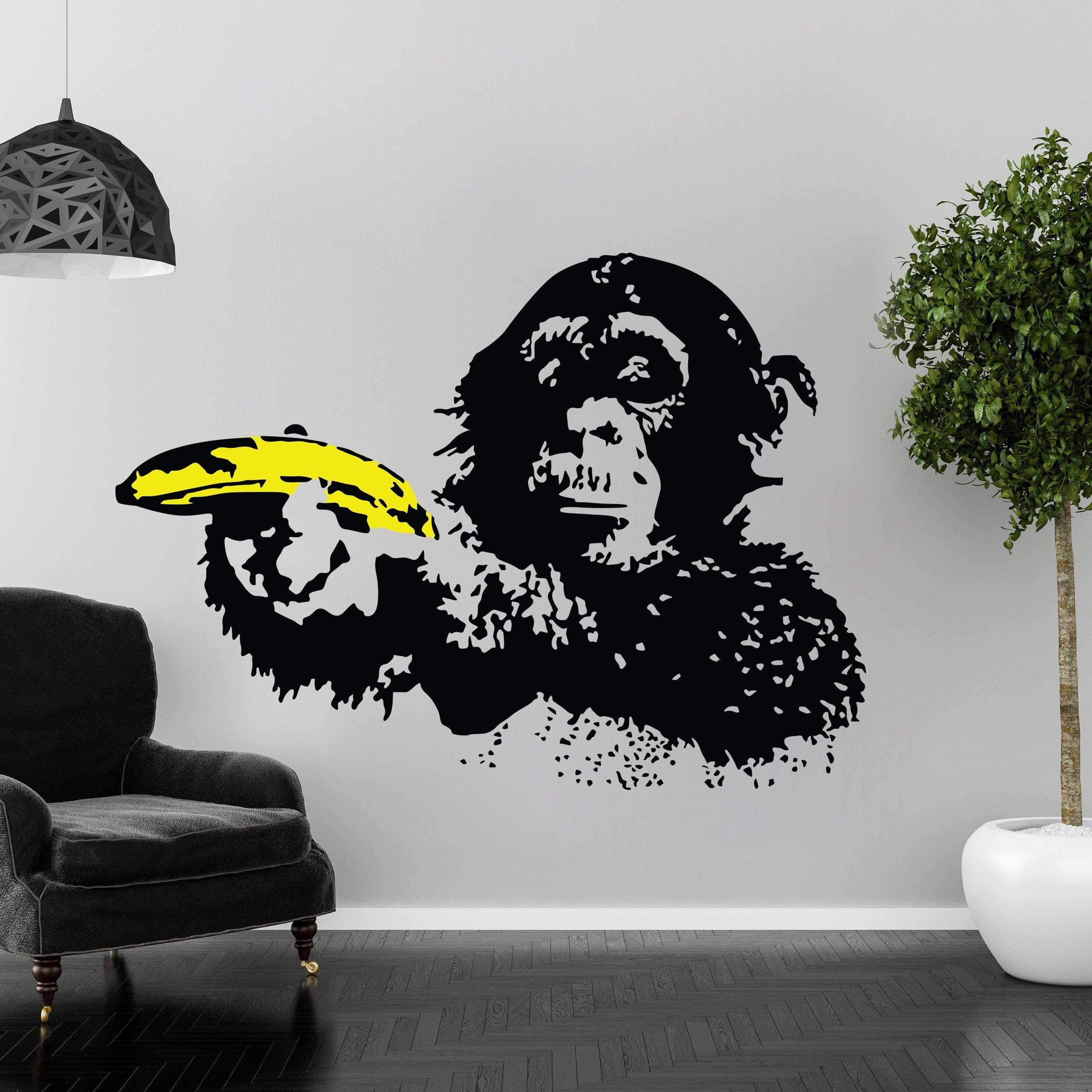 Banksy Monkey Wall Sticker