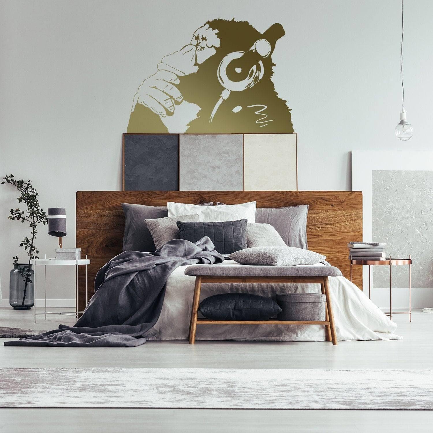 Contemplative Primate Wall Art Sticker - Thumbnail 5