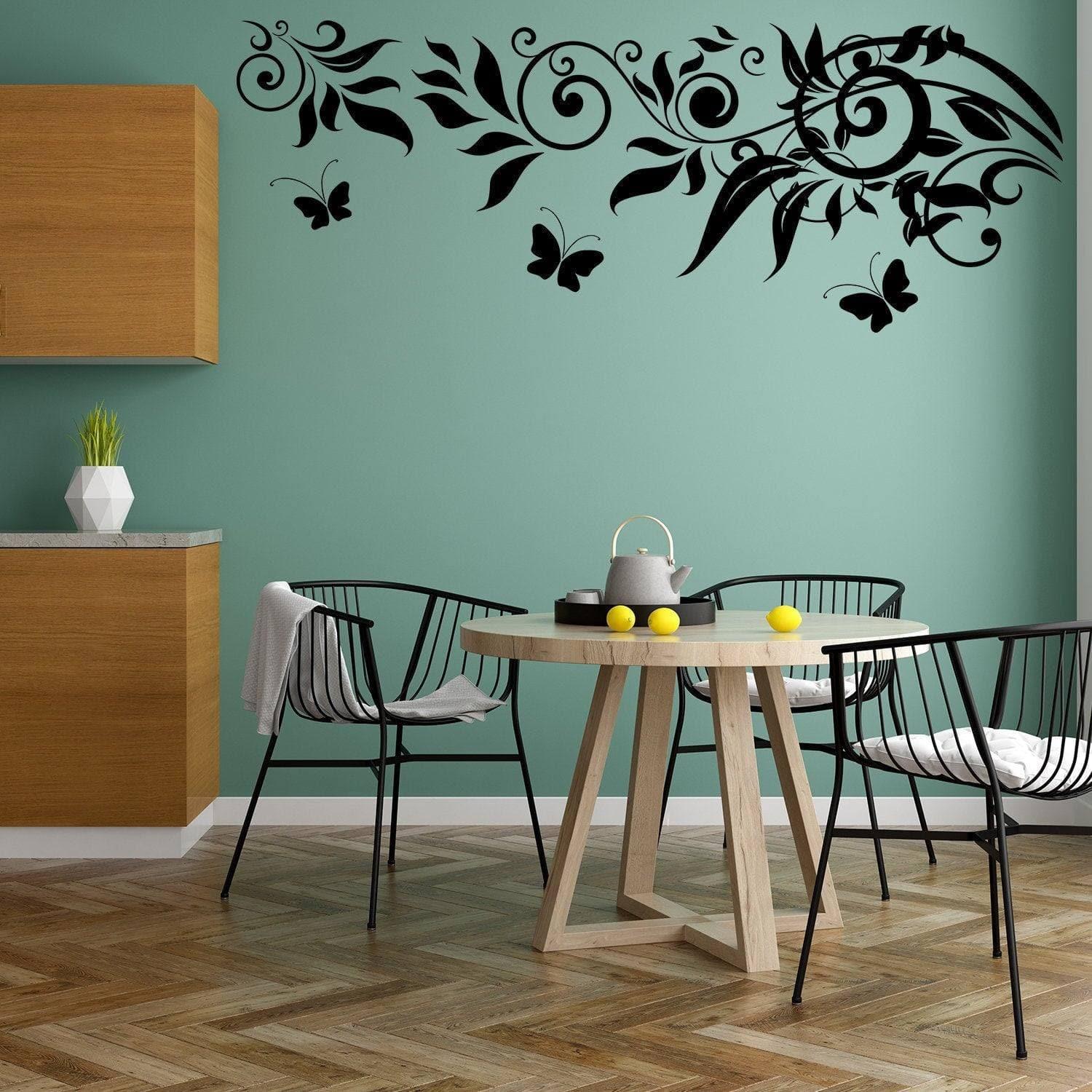 Vinyl Whimsy Wings Sticker Wall Art Decal