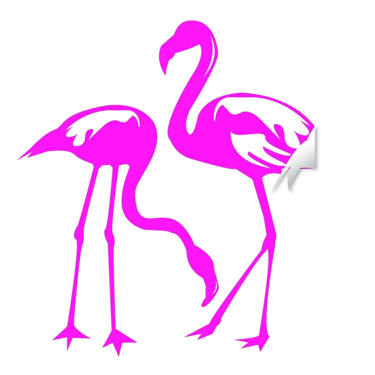 Flamingo Wall Decal Tropical Bird Vinyl Sticker - Thumbnail 5