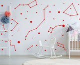 Constellation Stickers Zodiac Wallpaper Sticker - Star Stickers For Wall - 79 x 79 inches (200 x 200 cm))