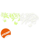 Glow At Night Decal Branch Wall Sticker - Glowing Vinyl In Dark Flower The Branches