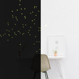 Night Glowing Star Wall Stickers - Glow In The Dark Stars Art Vinyl Decals Luminescent Luminous Light Effect Constellations Ceiling Sticker