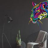 Wild Jaguar Wall Sticker - Cat Animal Art Vinyl Black Panther Decal