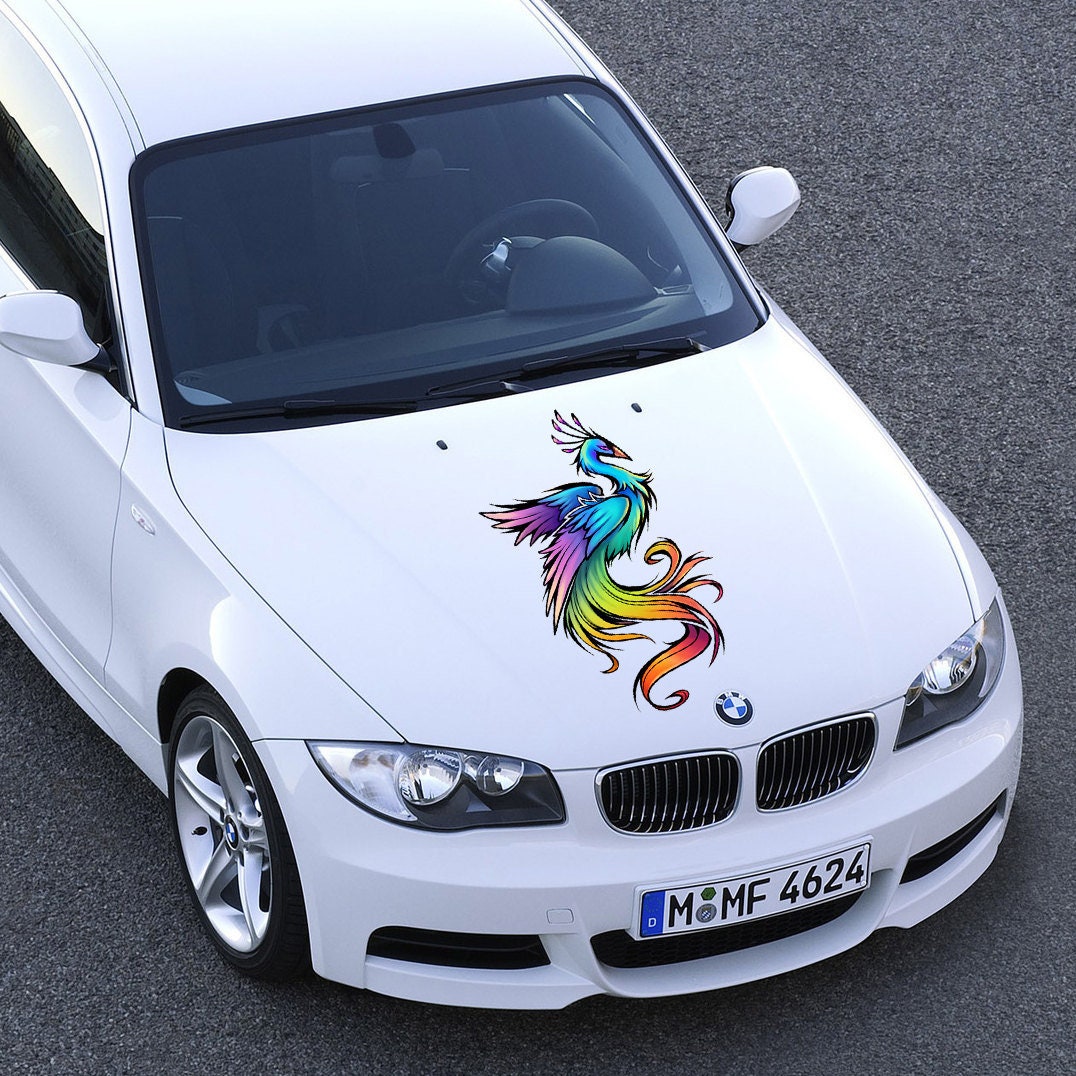 Custom Car Hood Vinyl Sticker - Wrap For Truck Art Decal