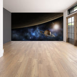 Deep Outer Space Wallpaper Art Decor Decal - 3d Galaxy Kid Nursery Room Removable Wall Sticker