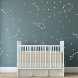 Constellations Vinyl Wall Stickers - Zodiac Star Space Ceiling Art Decals
