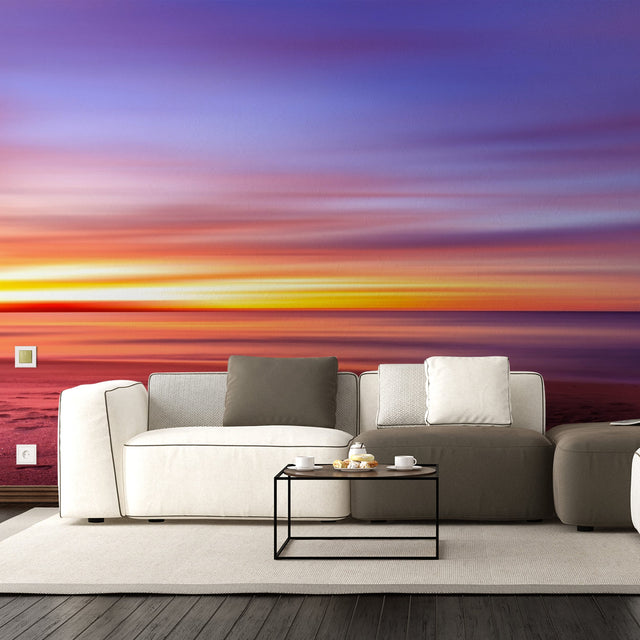 Sunset Wallpaper Decals - Peel Stick Nature Photo Self Adhesive Mural Wall Paper Decal