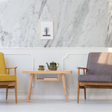 Marble Vinyl Wallpaper Sticker - Peel Stick Wall Paper Wrap Decal