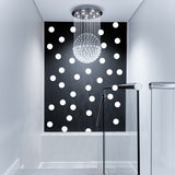 Circle Wall Stickers - White 2 Inches Round Dot Labels